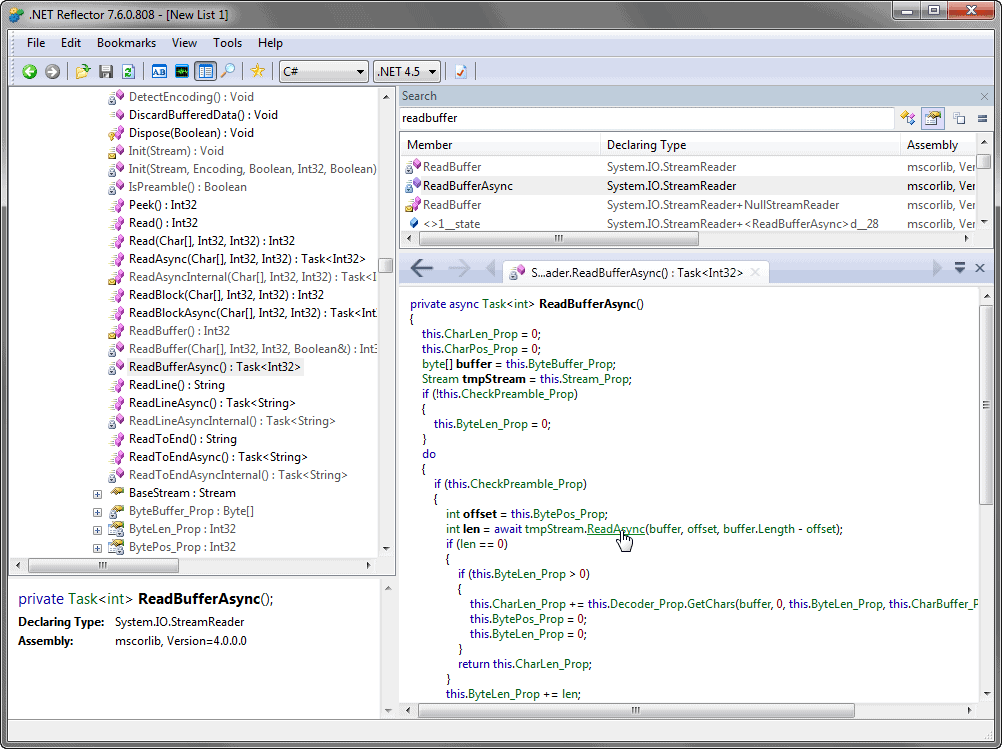 dll decompiler reflector