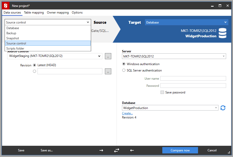 Redgate sql data compare