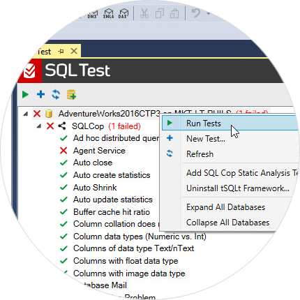SQL Test - SQL Server Unit Testing Tool From Redgate