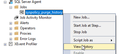 Monitoring Agent job activity in SSMS