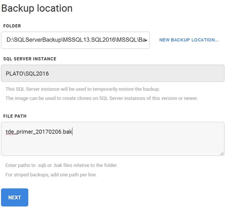 SQL Clone backup TDE 2