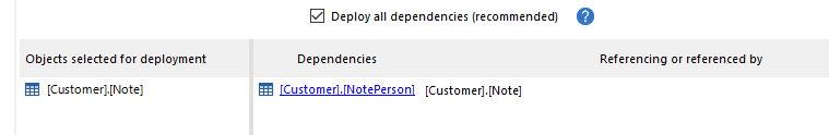 rebuilding a table due to differences in column order