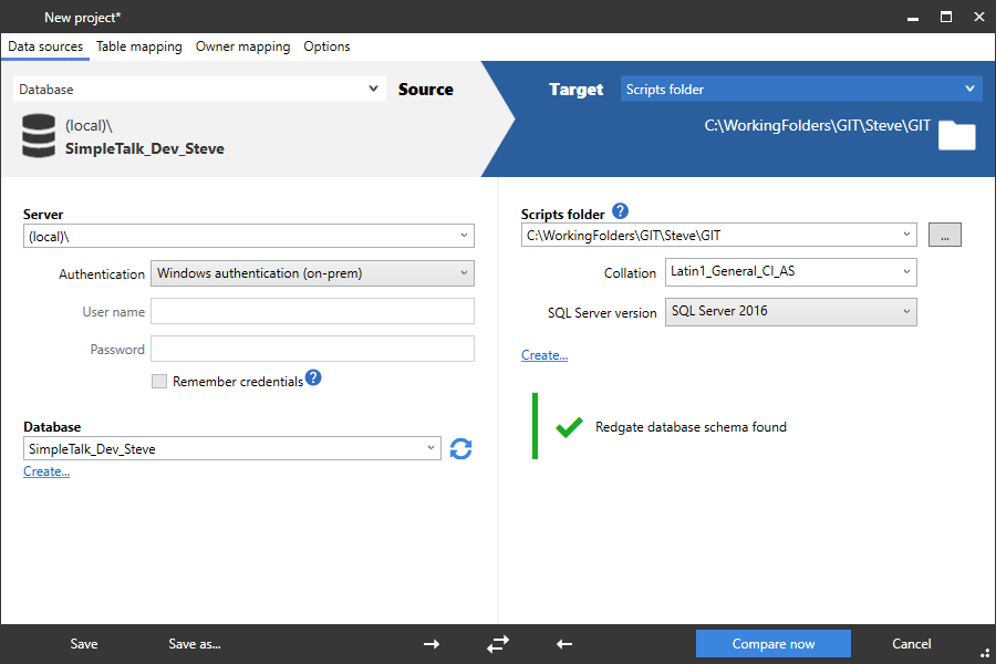 sql schema for projects tasks