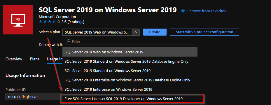 Install SQL Server 2019 on Azure VM