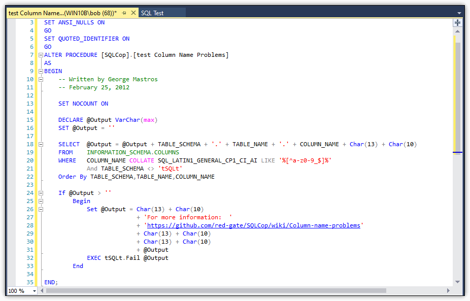 Testing SQL Server Databases Using SQL Test | Redgate