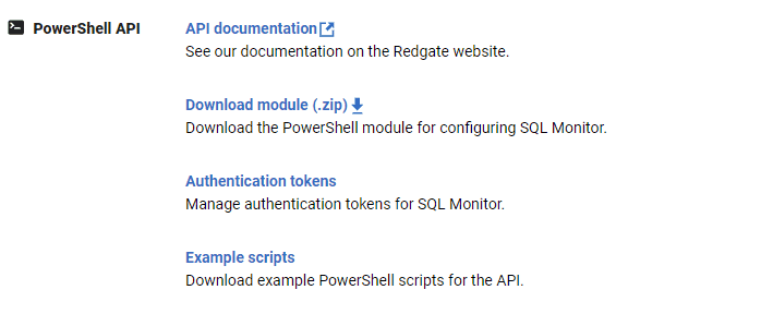 Using PowerShell with SQL Monitor