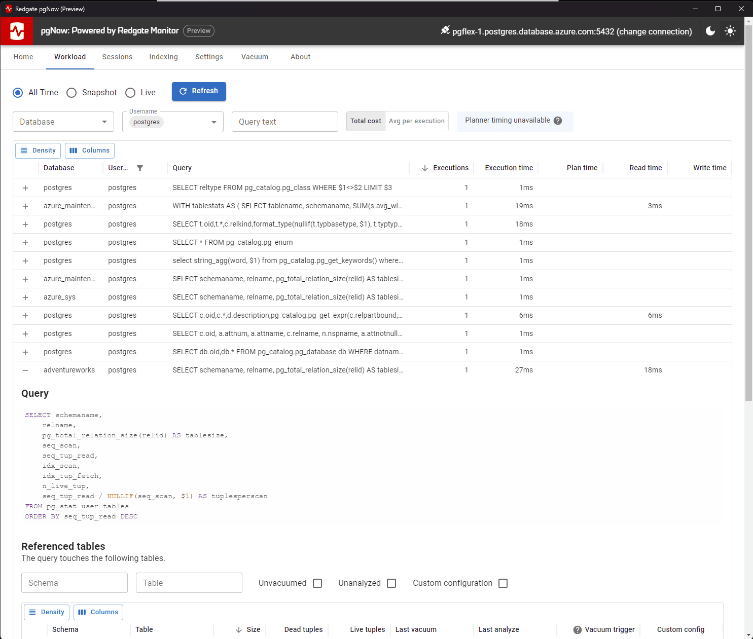 using pgNow